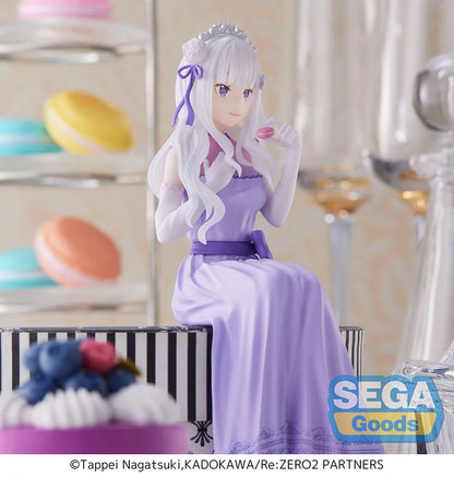Re:Zero -Starting Life in Another World-: Lost in Memories Emilia: Dressed-Up Party Ver. Premium Perching Figure