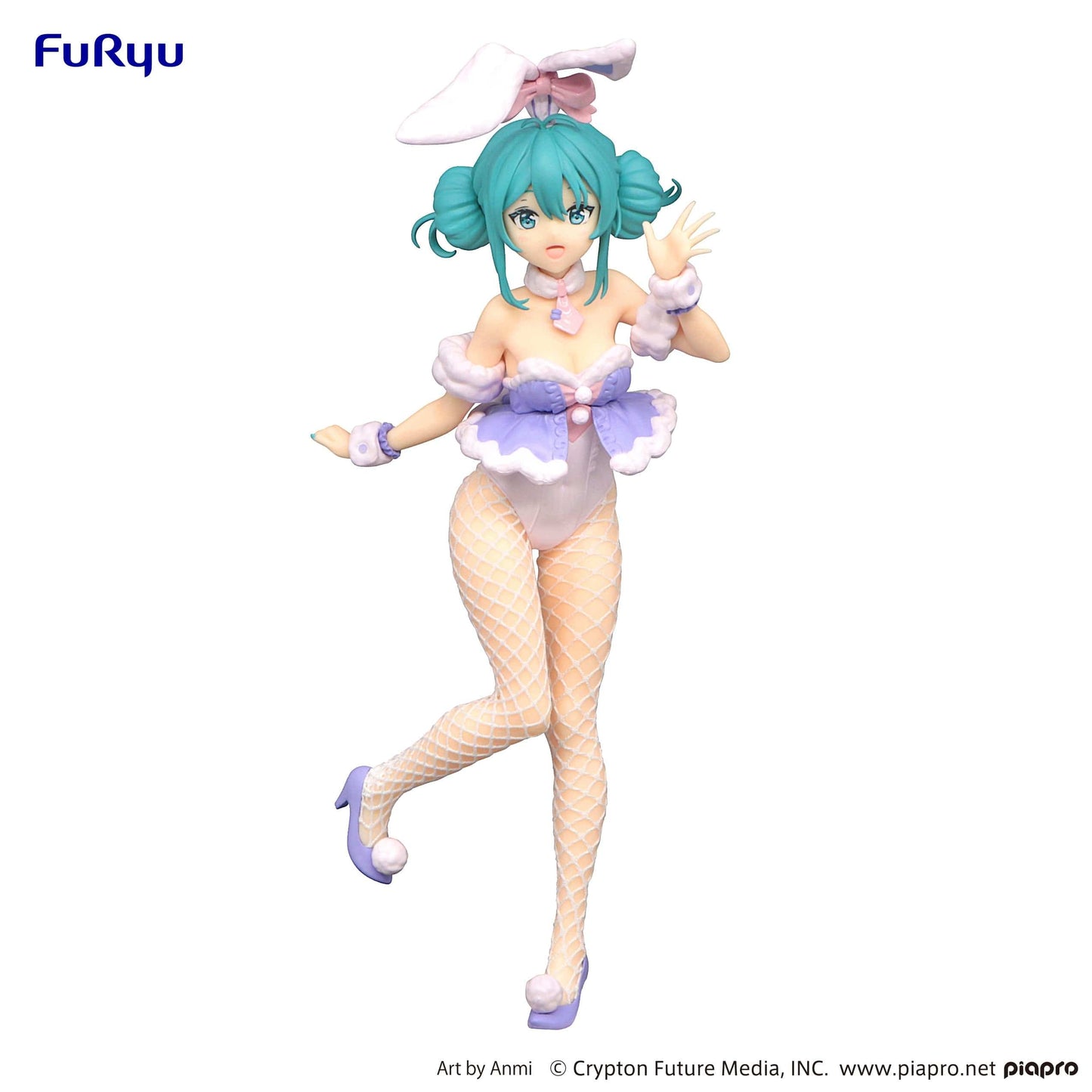 Hatsune Miku BiCute Bunnies Figure White Rabbit Purple Color ver