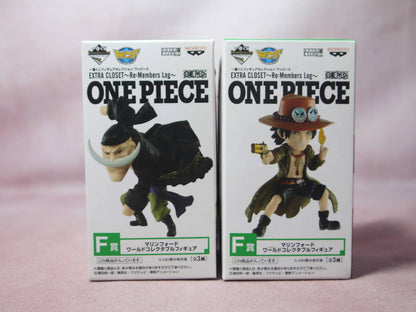 Ichiban Kuji One Piece Figure Collection Prize F Marine Ford World Collectible Figure White Beard Ace 2 Types
