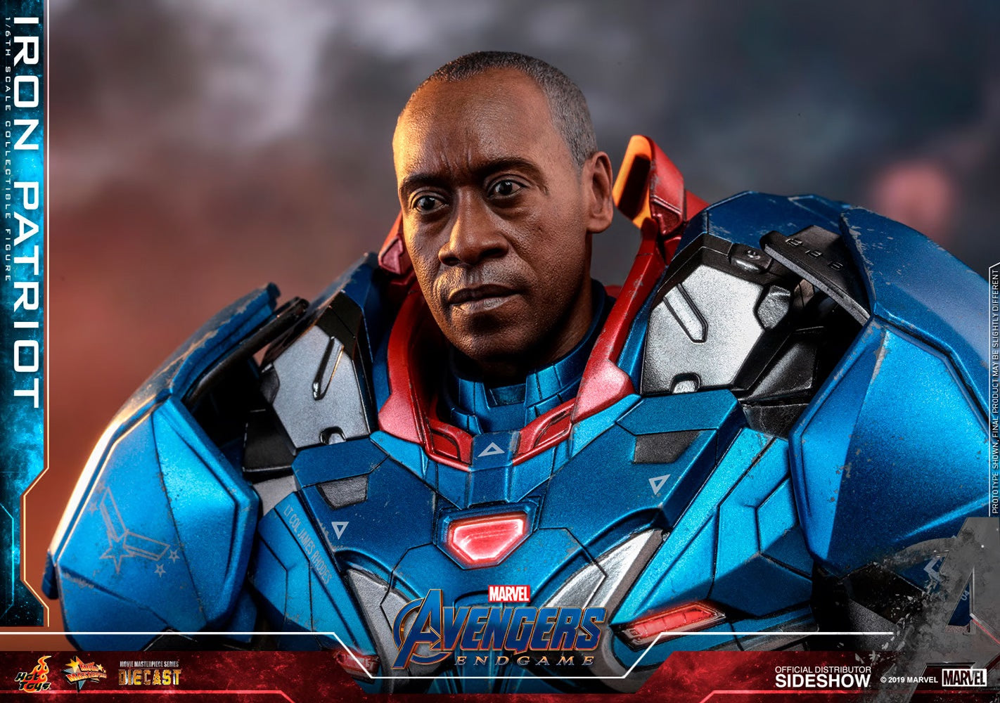 Hot Toys Avengers Endgame Iron Patriot MMS547 D34 1/6th Scale Figure