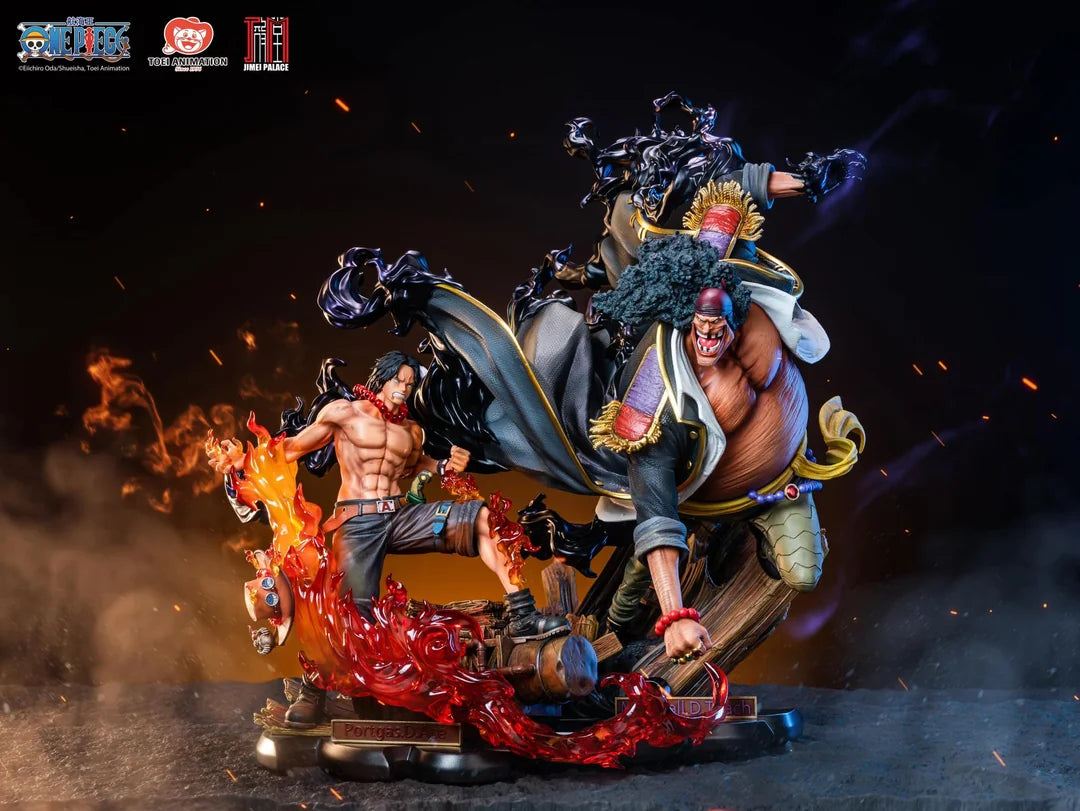 Jimei Palace - One Piece - Resin -   Marshall D. Teach,  Portgas D. Ace