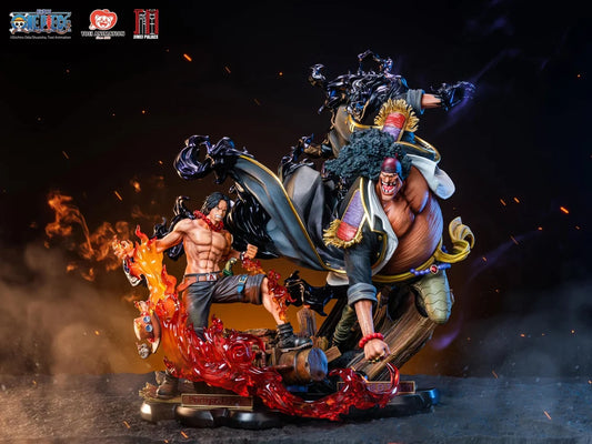 Jimei Palace - One Piece - Resin -   Marshall D. Teach,  Portgas D. Ace