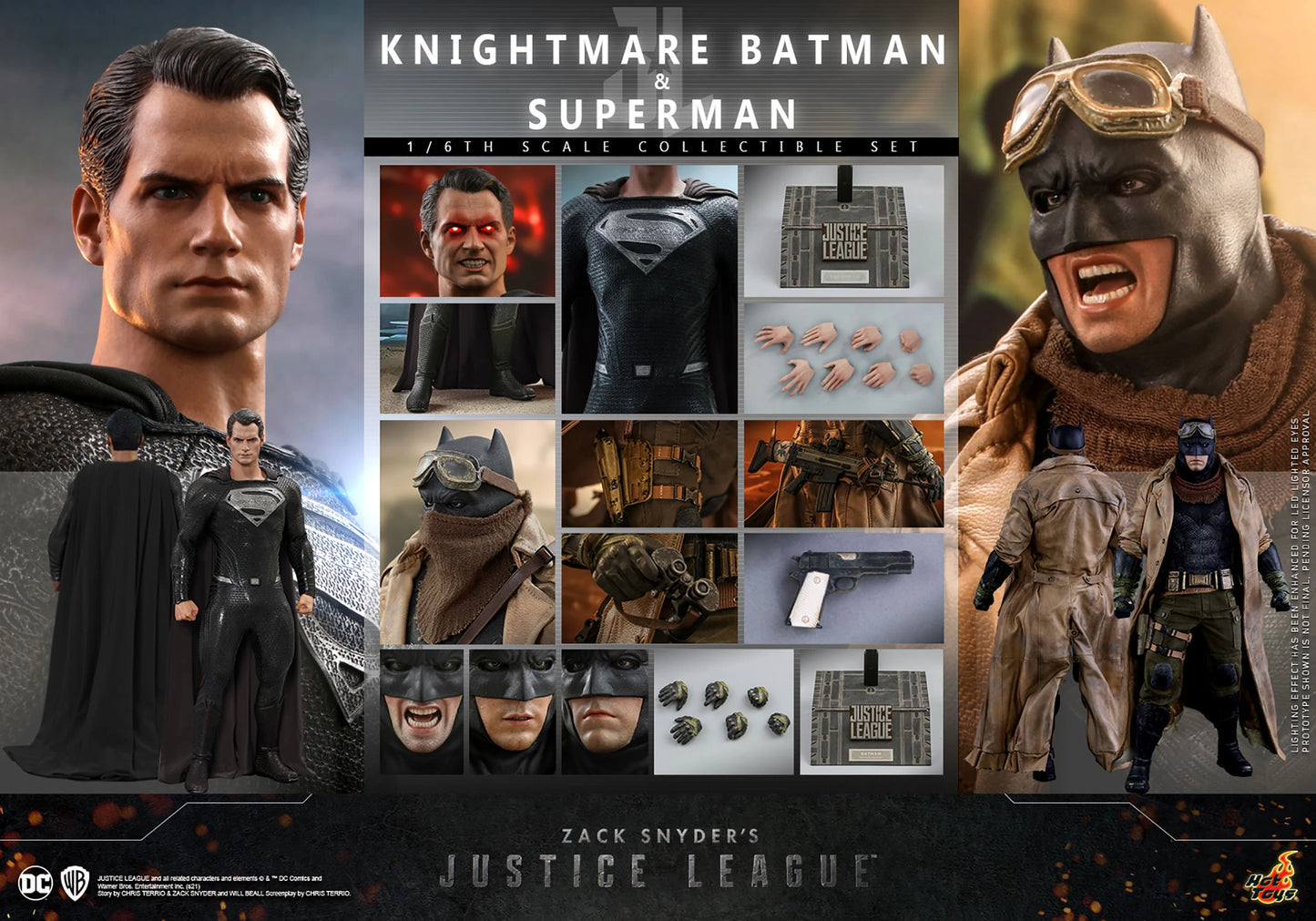 KNIGHTMARE BATMAN AND SUPERMAN by Hot Toys