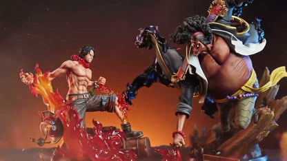 Jimei Palace - One Piece - Resin -   Marshall D. Teach,  Portgas D. Ace