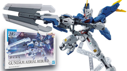 Mobile Suit Gundam: The Witch from Mercury HGTWFM Gundam Aerial (Rebuild) 1/144 Scale Model Kit