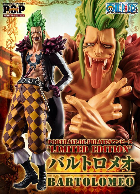 MegaHouse One Piece Portrait of Pirates - Excellent Model - Bartolomeo - Limited Edition- 1/8