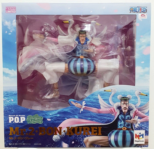 MegaHouse One Piece Portrait of Pirates - Excellent Model -  Mr.2 Bon Kurei  "Playback Memories"  - 1/8