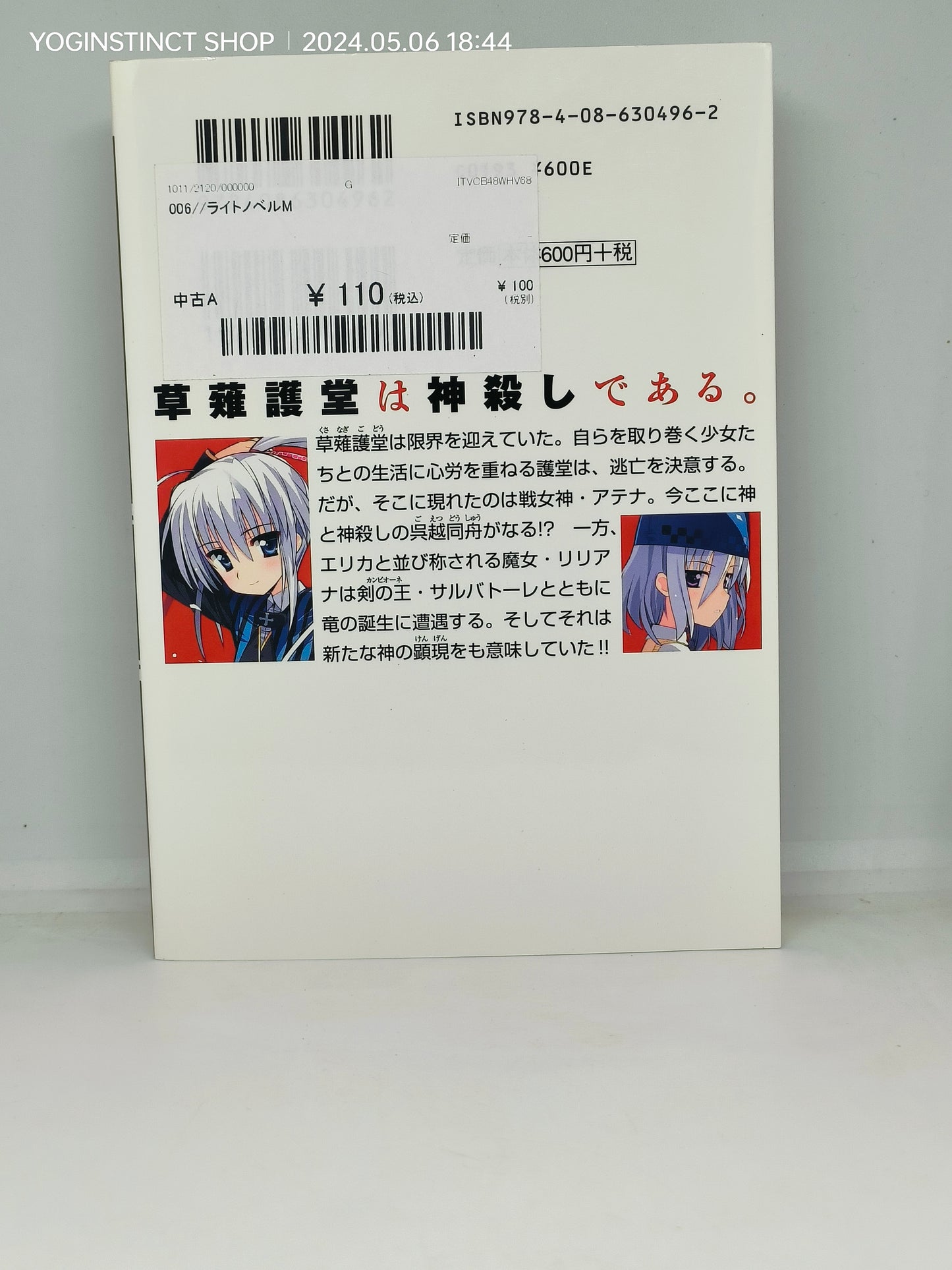 Campione!
Novel series Written by
Jō Taketsuki (9-4)