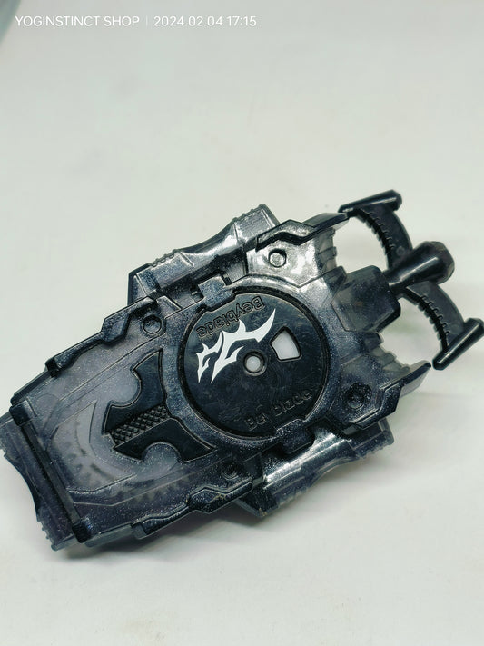 B-141 (Clear Black) Long BeyLauncher Left spin