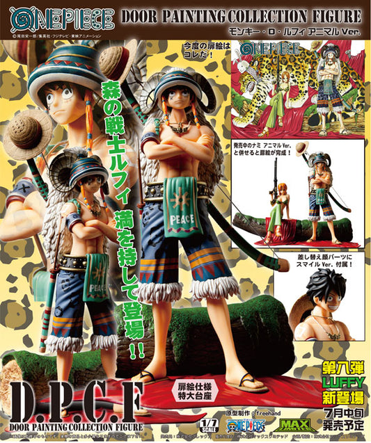 One Piece - Monkey D. Luffy - Door Painting Collection Figure - 1/7 - Animal ver. (Plex)