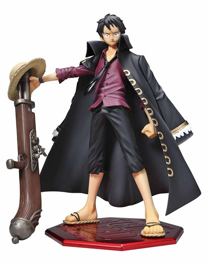 MegaHouse P.O.P One Piece Mr.2 Bon Clay Portrait of Pirates and Megahouse One Piece - 1/8 Luffy Strong Edition Pvc Figure