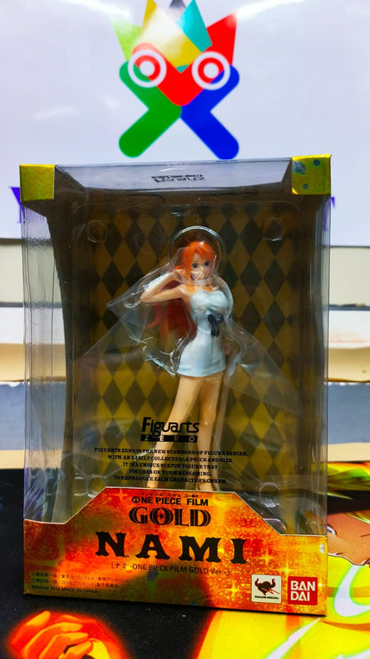 One Piece Gold Edition 6 Inch Static Figure Figuarts Zero Film - Nami  (Shelf Wear Packaging)
