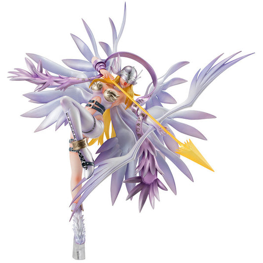 Digimon Adventure - Angewomon - Precious G.E.M. - Holy Arrow ver., With Gleaming Pedestal (MegaHouse) Broken and Missing pieces, No box