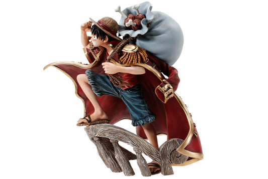 वन पीस - मंकी डी. लफी - फिगर कोलोसियम - वन पीस स्कल्चर्स वॉल्यूम। 2 - संस्कृतियाँ - ज़ौकीउ चोझो केसेन (बैनप्रिस्टो)