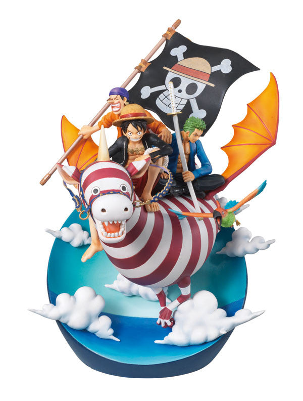 One Piece - Monkey D. Luffy - Roronoa Zoro - Usopp - Desktop Real McCoy (MegaHouse)